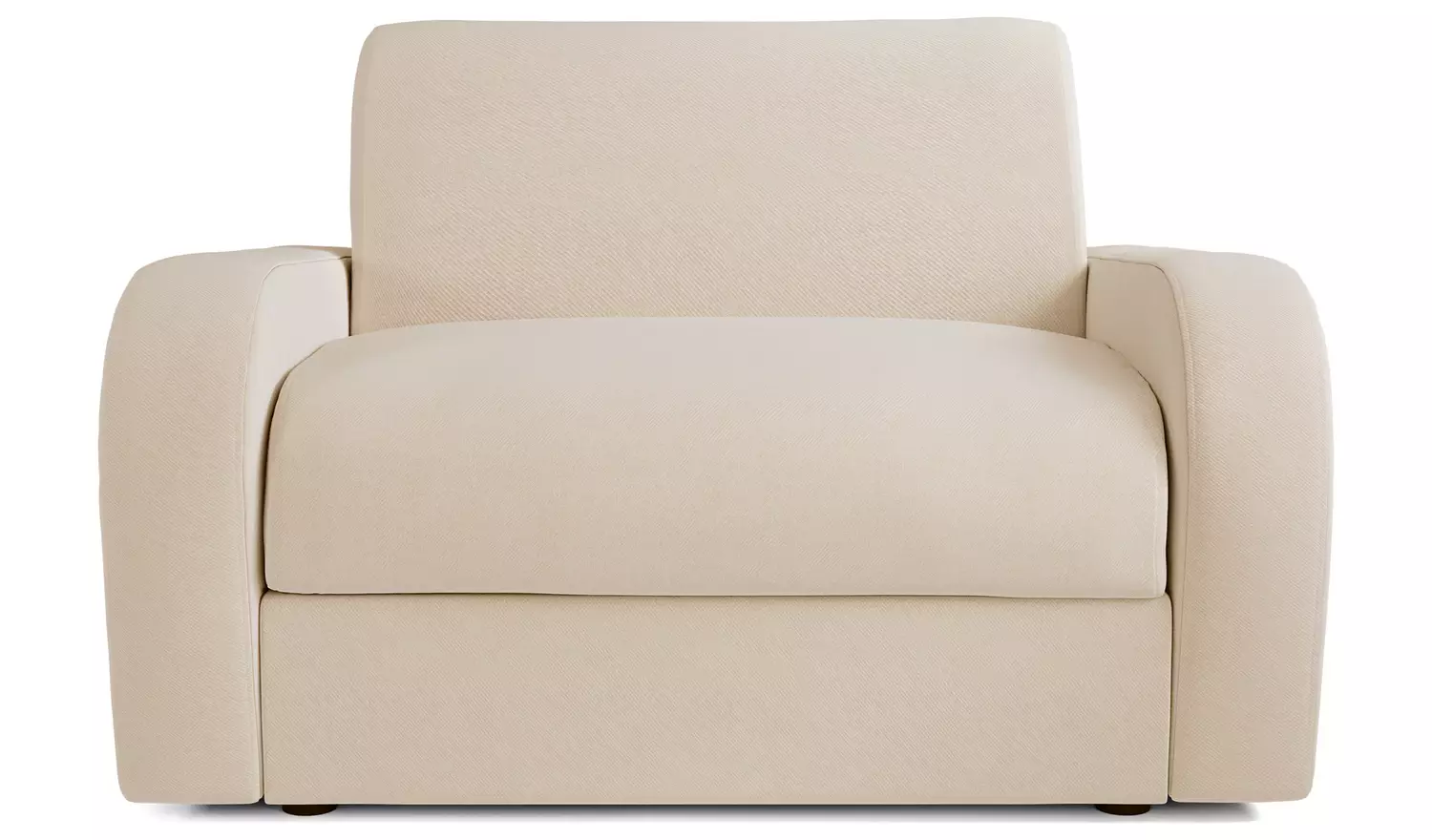 Jay-Be Deco Fabric Love Chair Sofa Bed - Cream