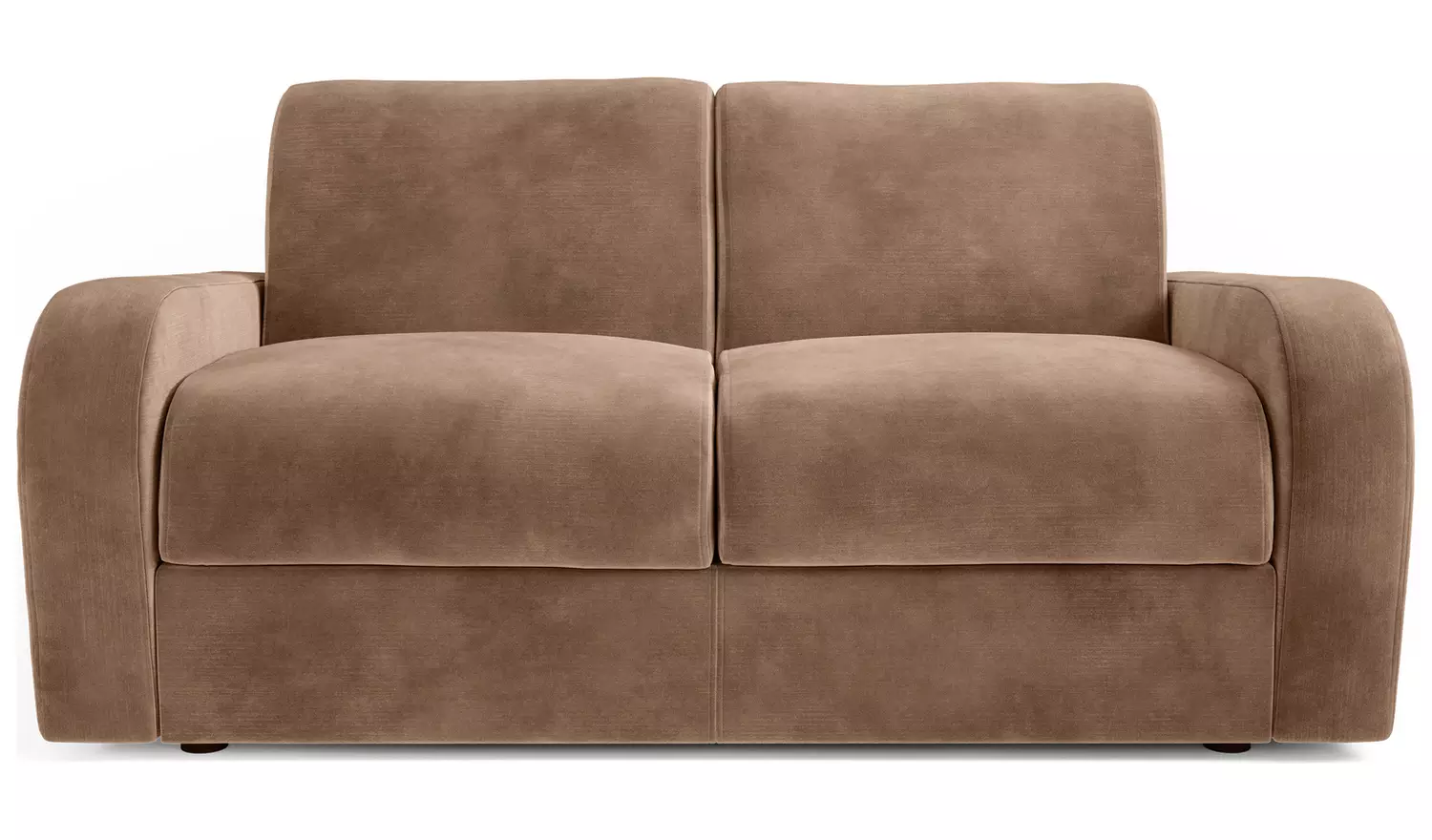 Jay-Be Deco Velvet 2 Seater Sofa Bed - Beige