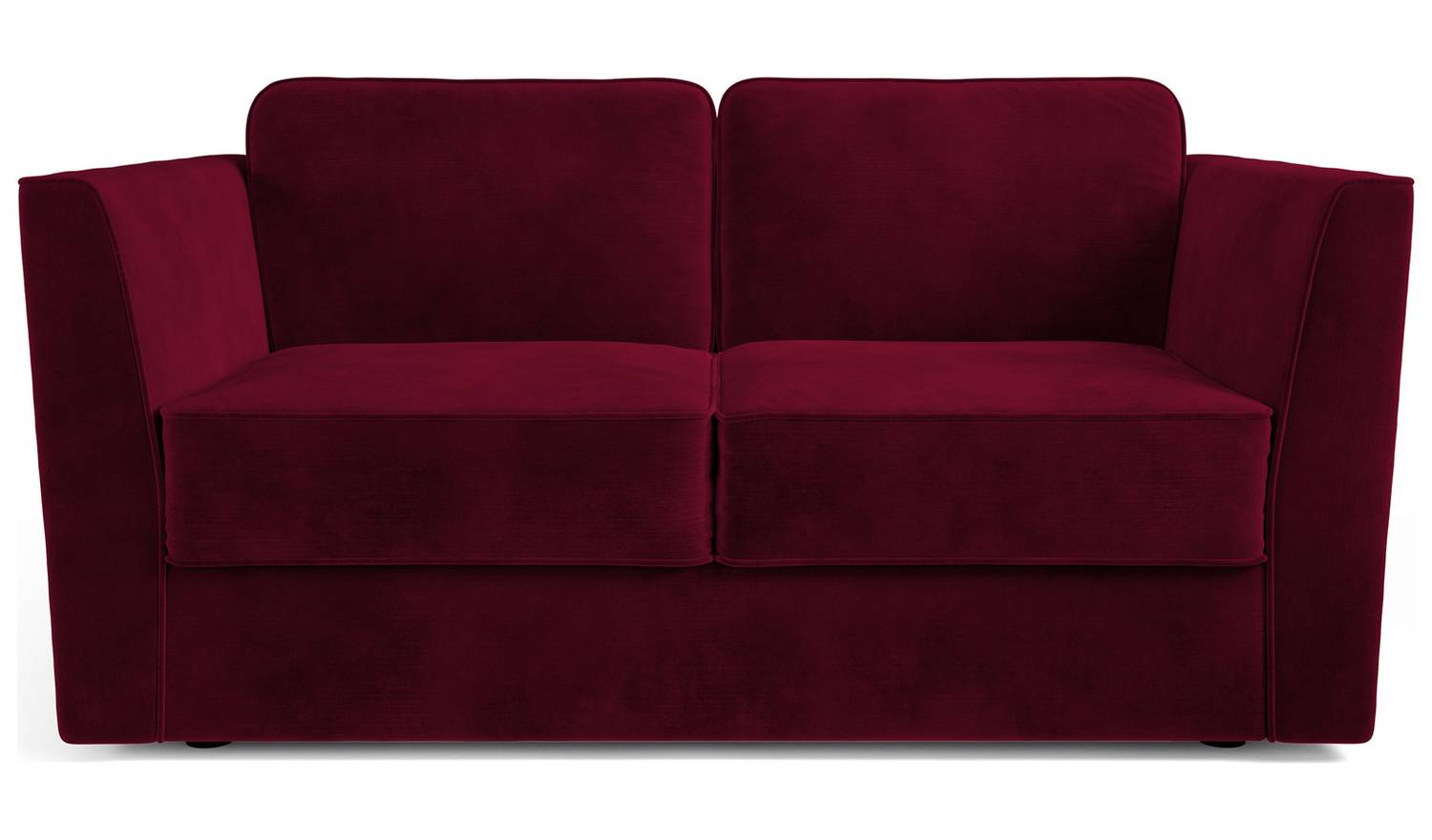 Jay-Be Elegance Velvet 2 Seater Sofa Bed - Burgundy