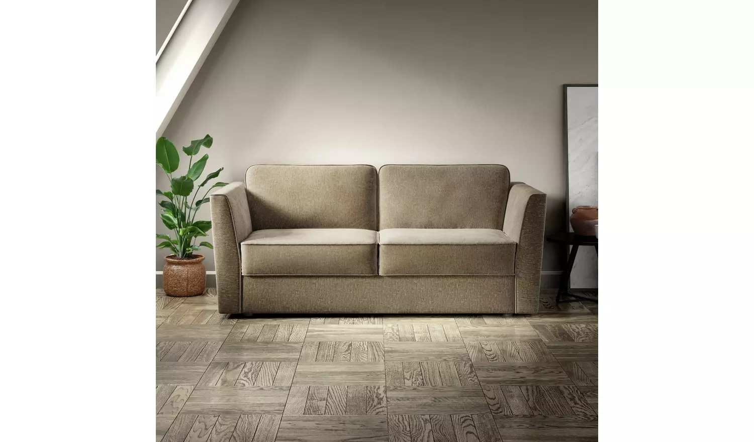 Jay-Be Elegance Fabric 3 Seater Sofa Bed - Sage Green