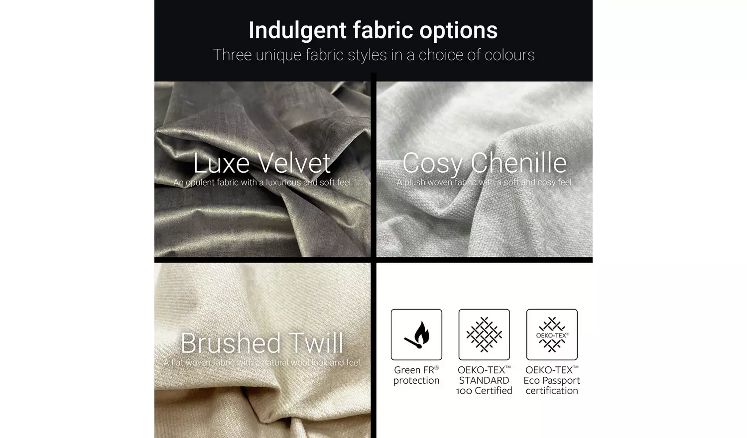 Jay-Be Linea Fabric 3 Seater Sofa Bed - Cream