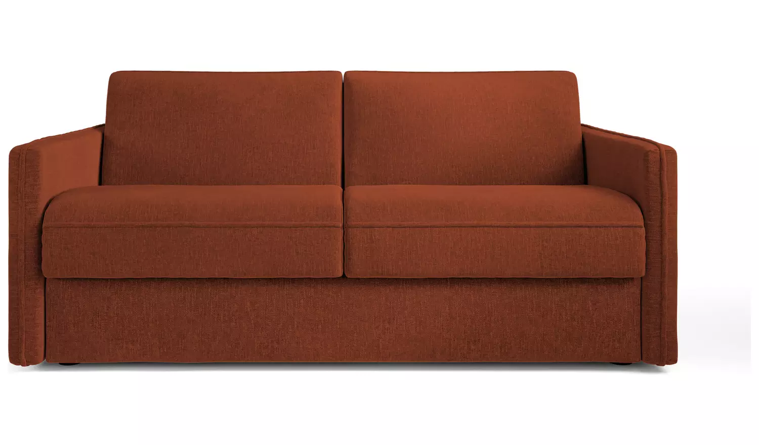 Jay-Be Slim Fabric 3 Seater Sofa Bed - Orange