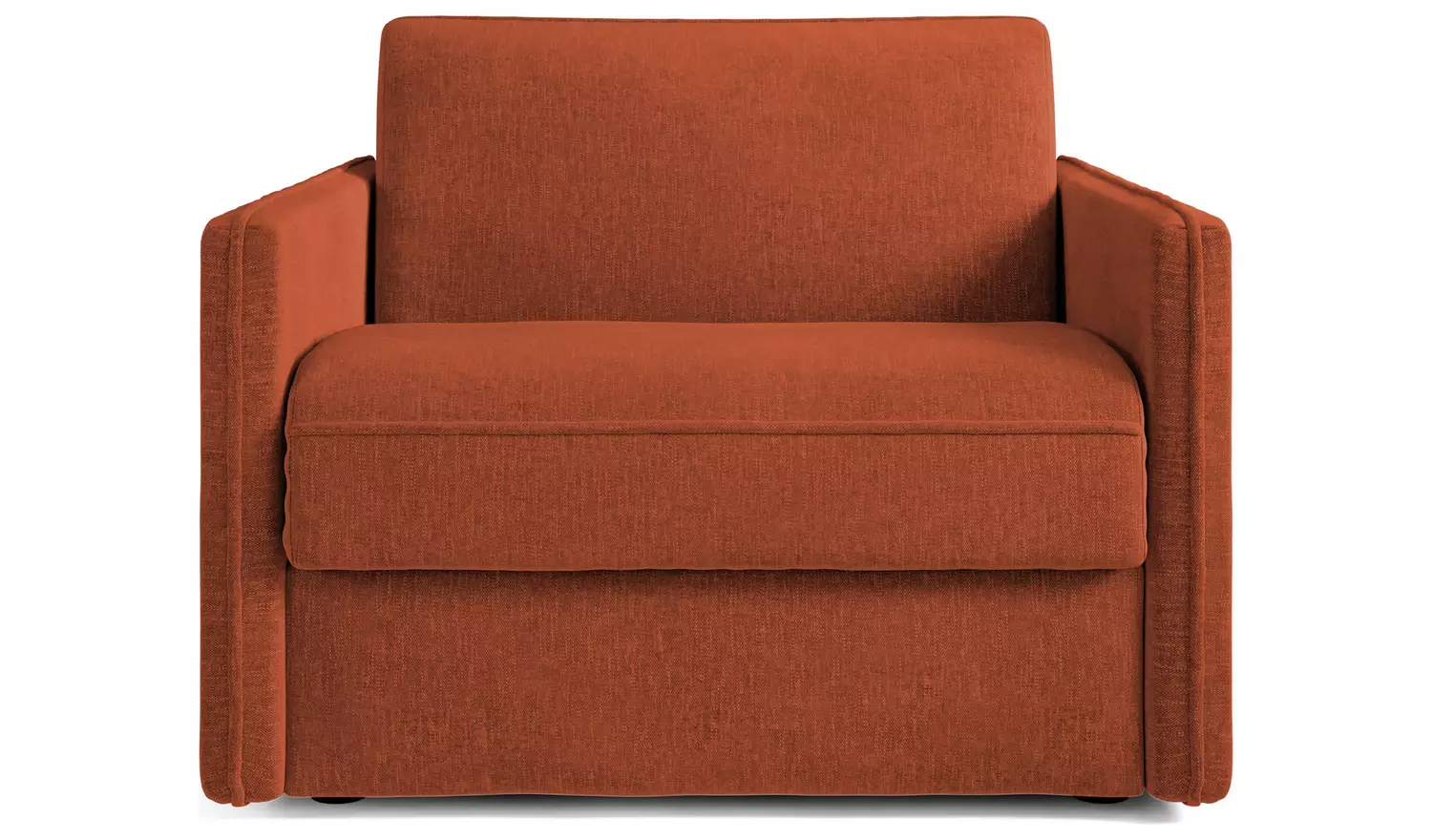 Jay-Be Slim Fabric Cuddle Chair Sofa Bed - Orange
