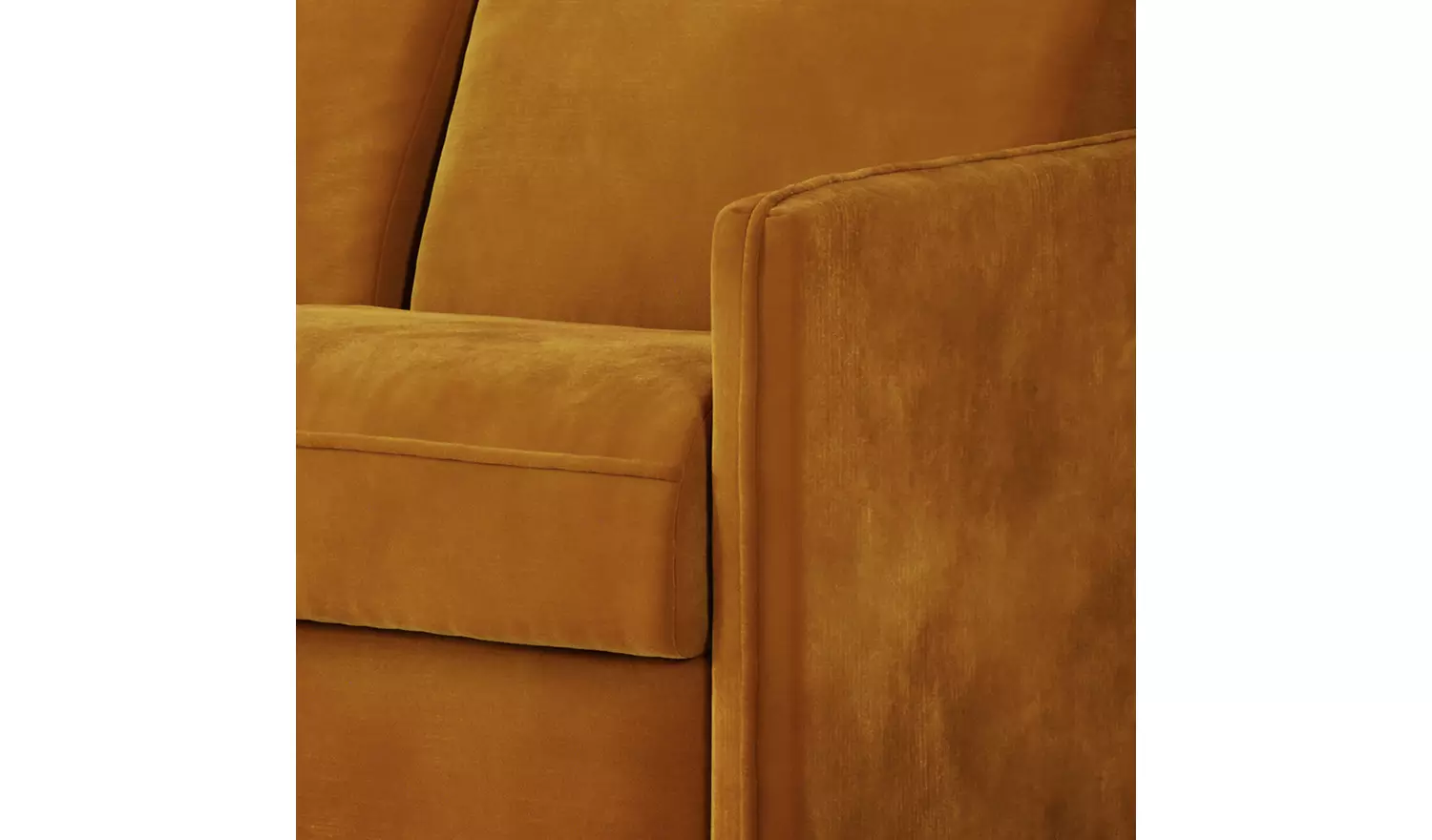 Jay-Be Slim Fabric Cuddle Chair Sofa Bed - Orange