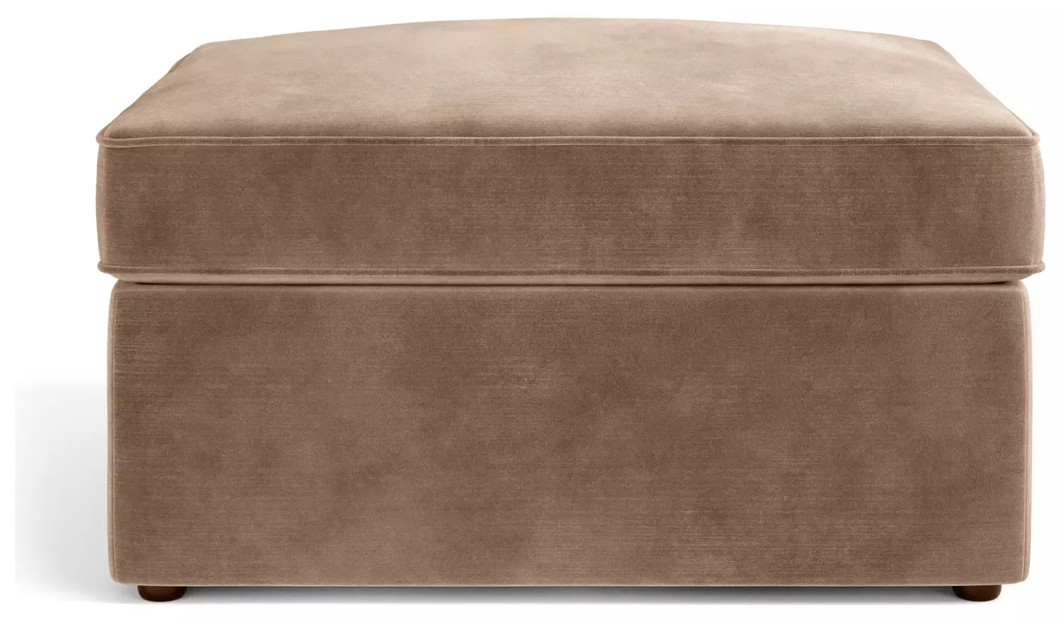 Jay-Be Velvet Footstool Chair Bed - Beige