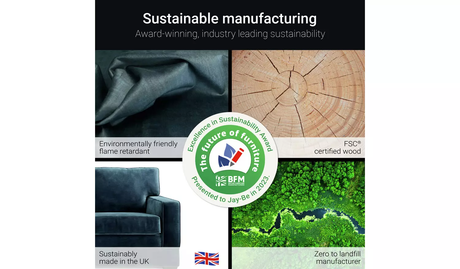 Jay-Be Urban Fabric 2 Seater Sofa Bed - Sage Green