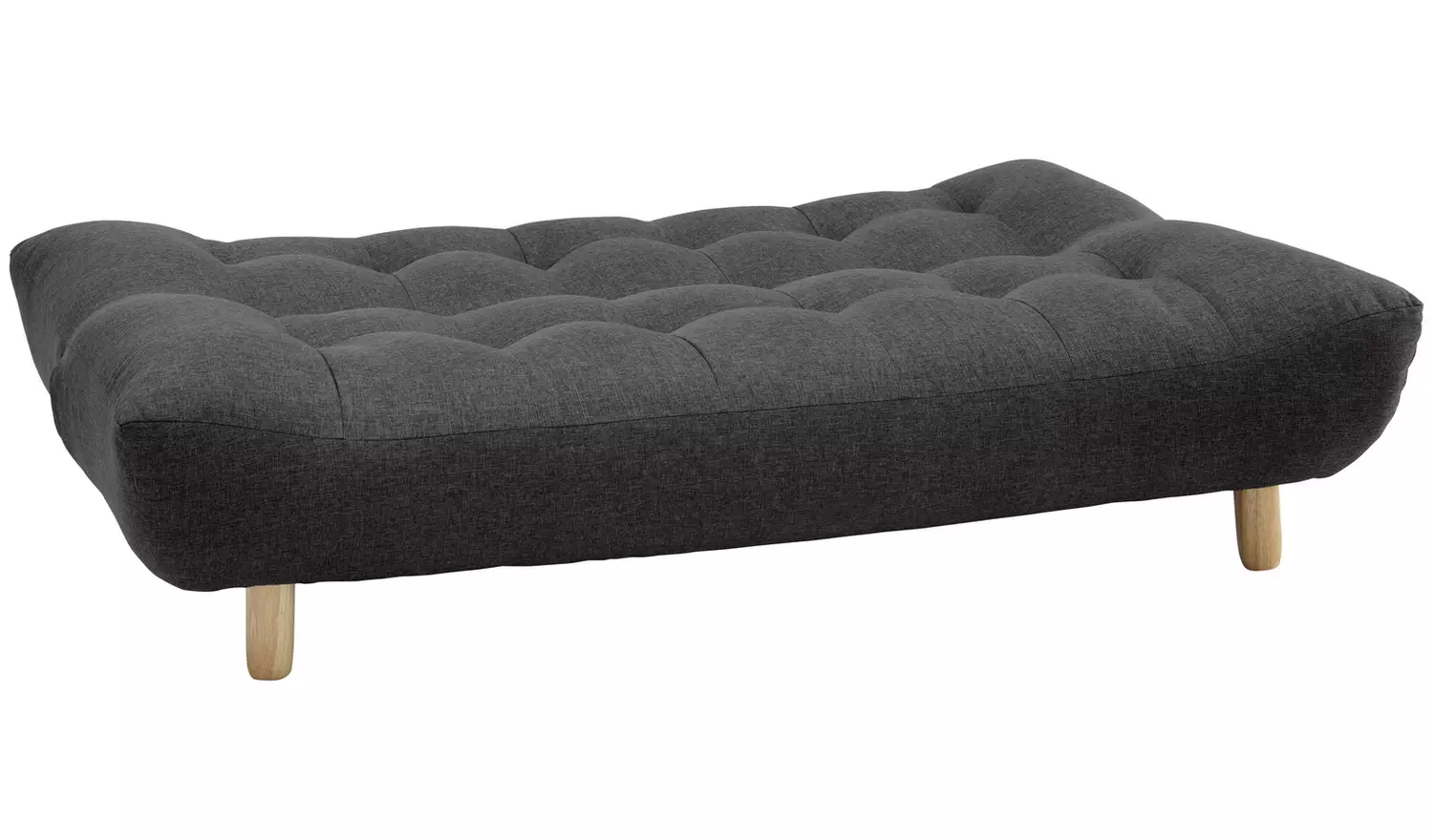 Habitat Kota 3 Seater Fabric Clic Clac Sofa Bed - Charcoal