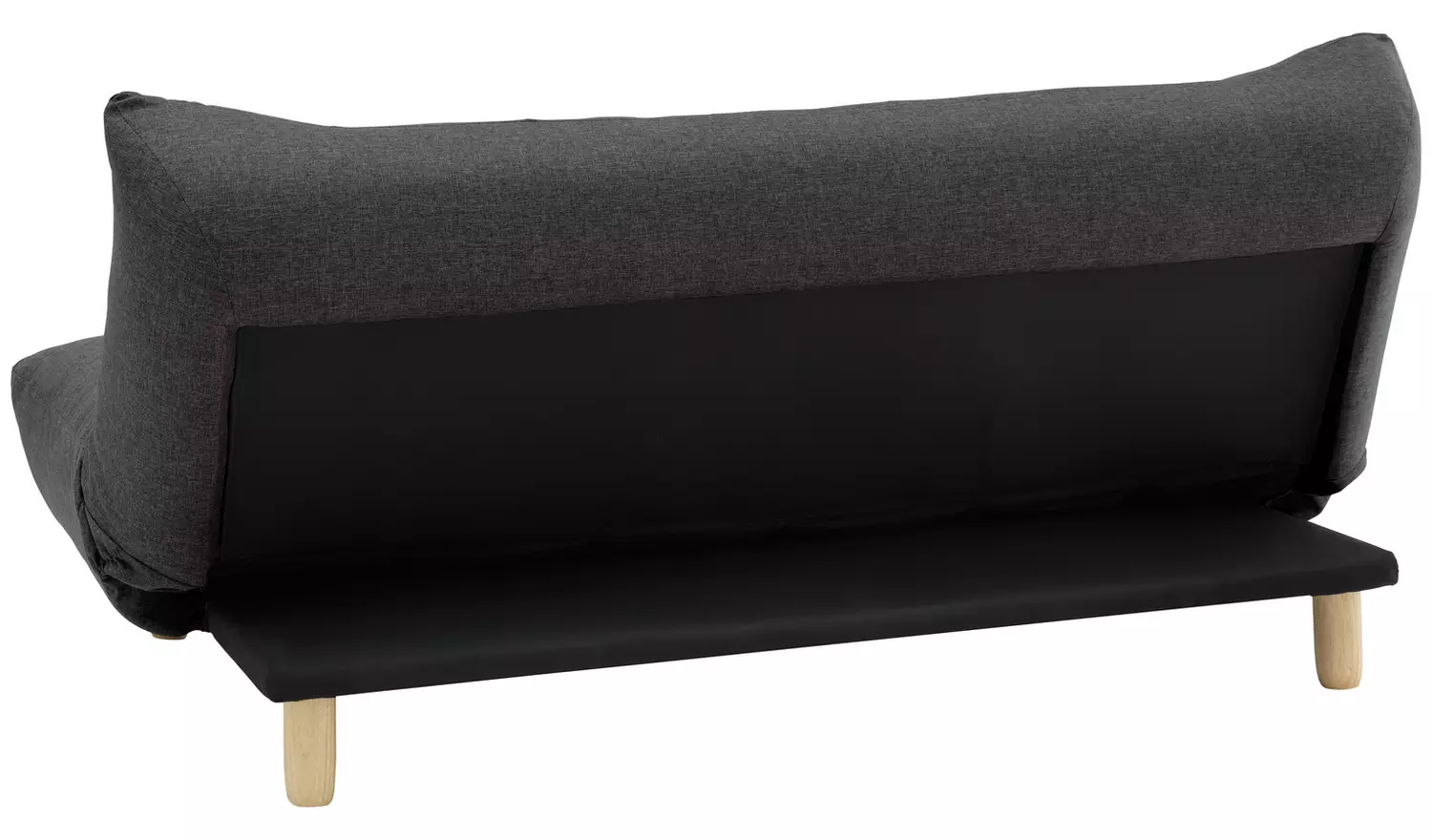 Habitat Kota 3 Seater Fabric Clic Clac Sofa Bed - Charcoal