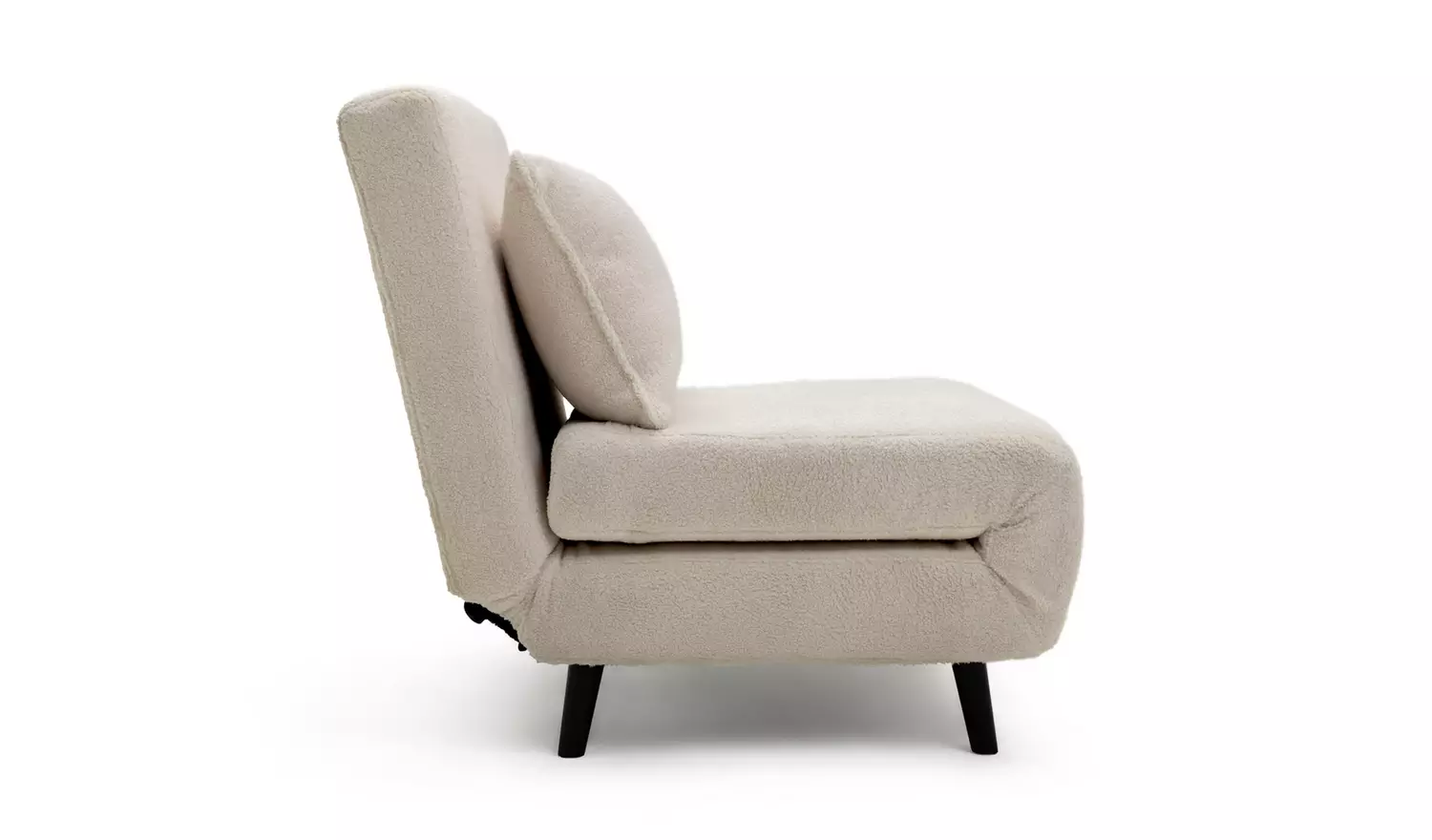 Habitat Roma Single boucle Chairbed - Cream