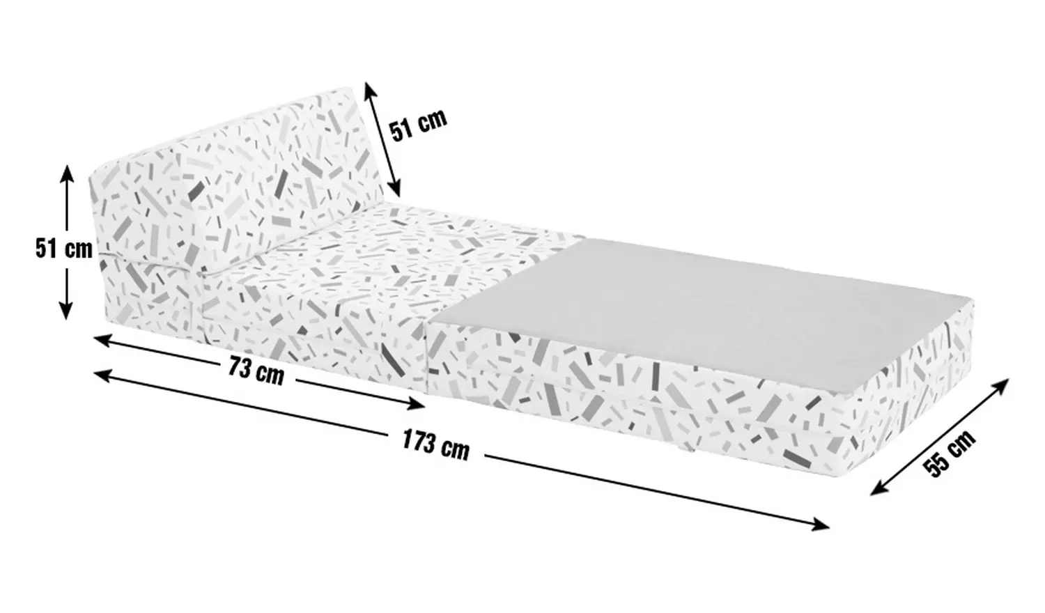 Kaikoo Kids Chairbed Cord - Green