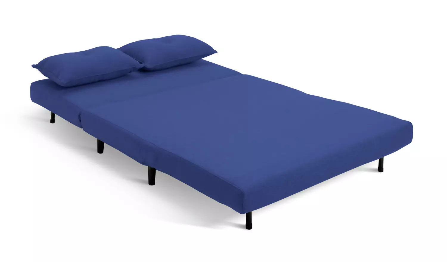Habitat Roma Double Velvet Chairbed - Blue