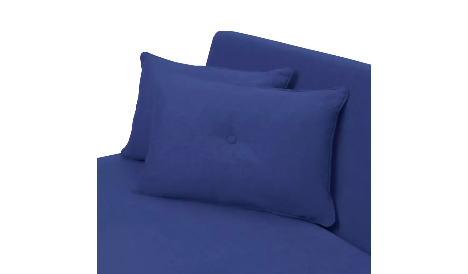 Habitat Roma Double Velvet Chairbed - Blue