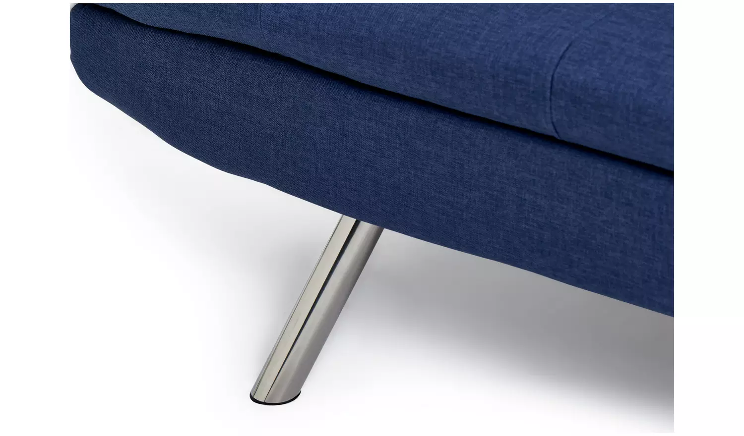 Habitat Nolan Fabric 3 Seater Clic Clac Sofa Bed-Denim Blue