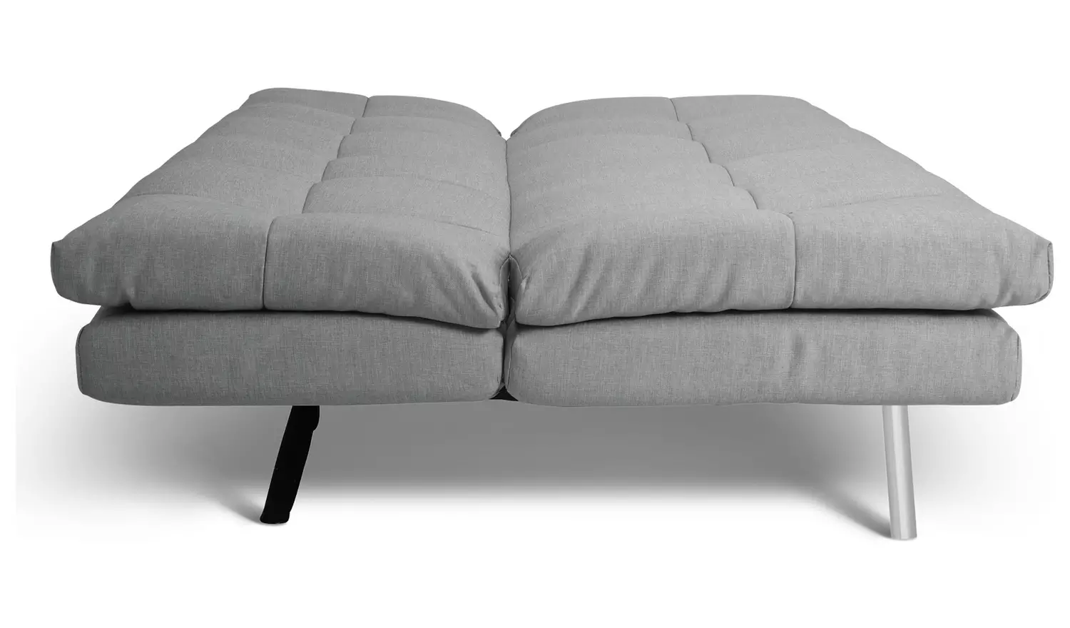 Habitat Nolan Fabric 3 Seater Clic Clac Sofa Bed-Light Grey