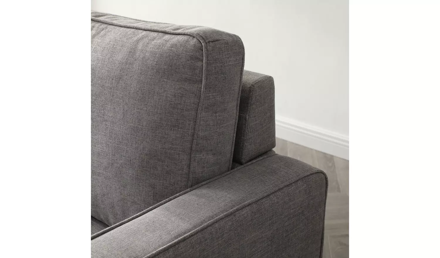 Kyoto Noah Fabric Reversible Corner Sofa Bed - Grey