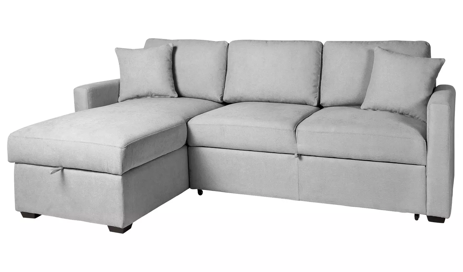 Habitat Reagan Left Hand Storage Chaise Sofa Bed - Grey