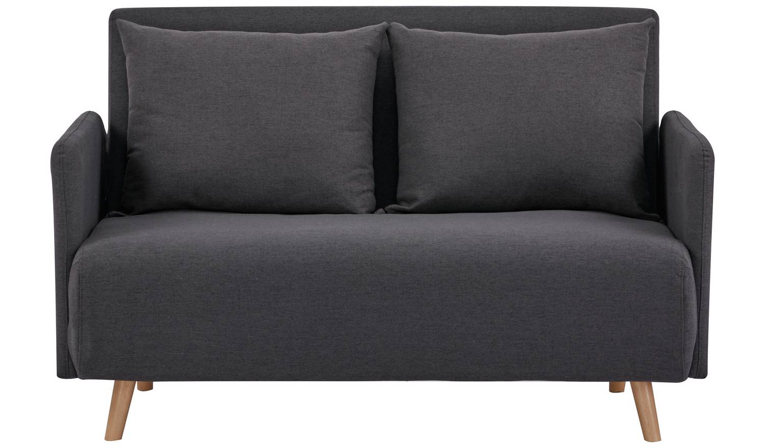 Habitat Alex Fabric Small Double Sofa Bed - Charcoal