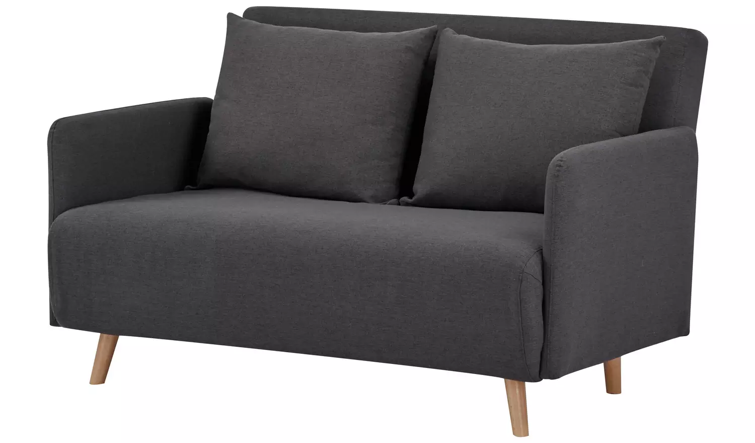 Habitat Alex Fabric Small Double Sofa Bed - Charcoal
