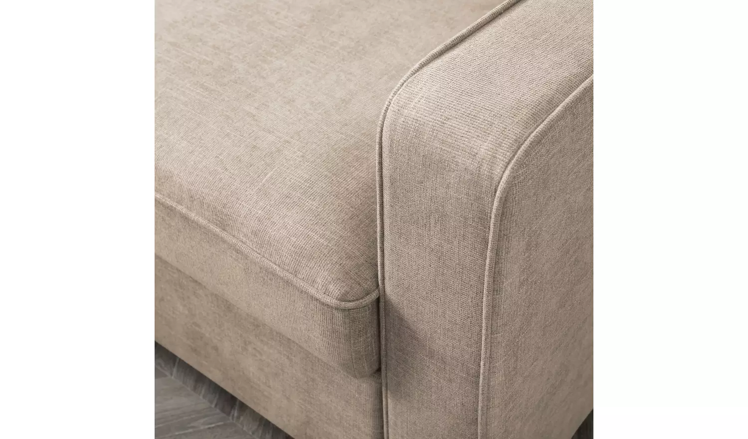 Kyoto Noah Fabric Reversible Corner Sofa Bed - Natural