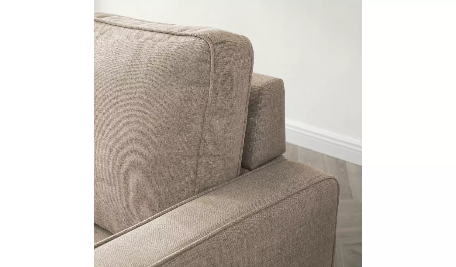 Kyoto Noah Fabric Reversible Corner Sofa Bed - Natural