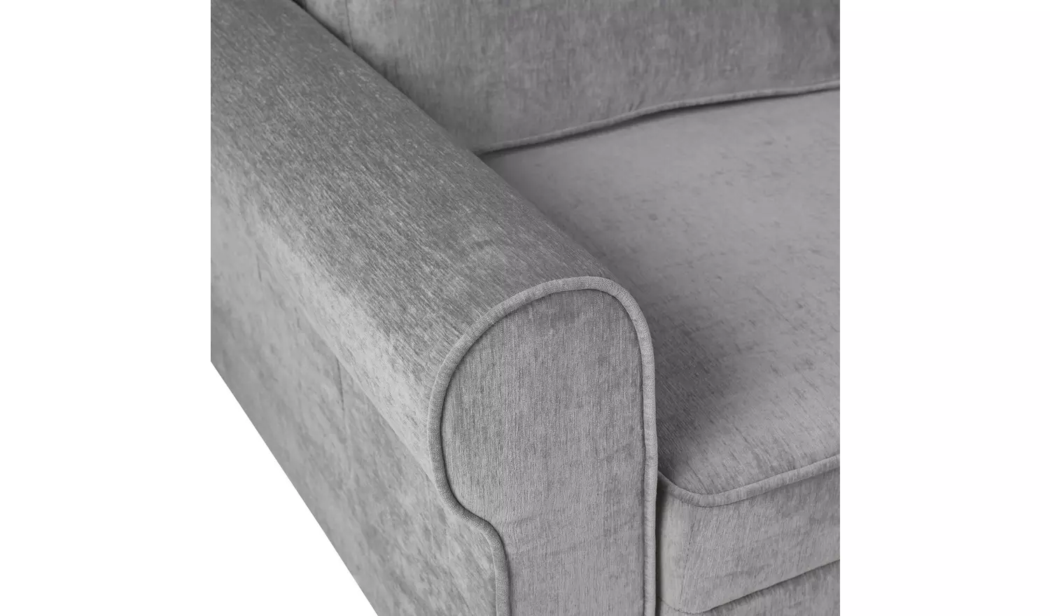 Argos Home Addie Velvet Reversible Storage Sofa Bed - Grey