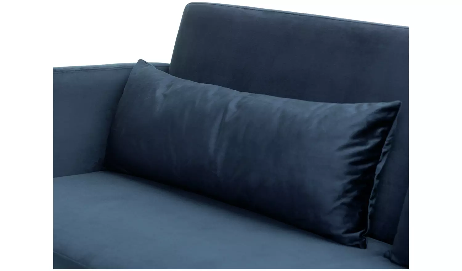 Habitat Andy Velvet 3 Seater Clic Clac Sofa Bed - Blue