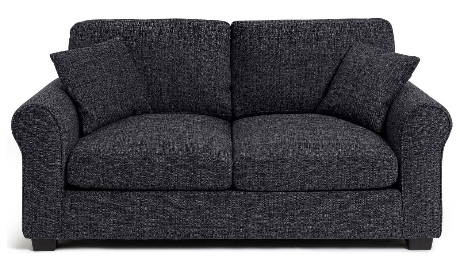 Argos Home Lisbon Fabric 2 Seater Sofa Bed - Charcoal