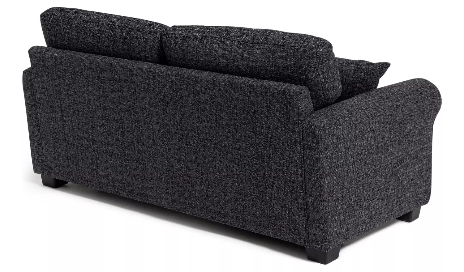 Argos Home Lisbon Fabric 2 Seater Sofa Bed - Charcoal