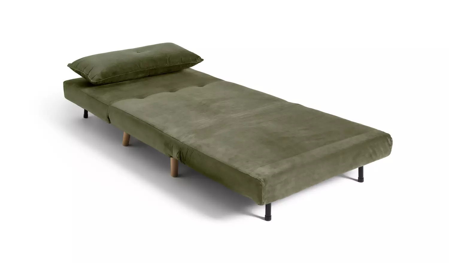 Habitat Roma Velvet Fabric Chairbed - Sage Green