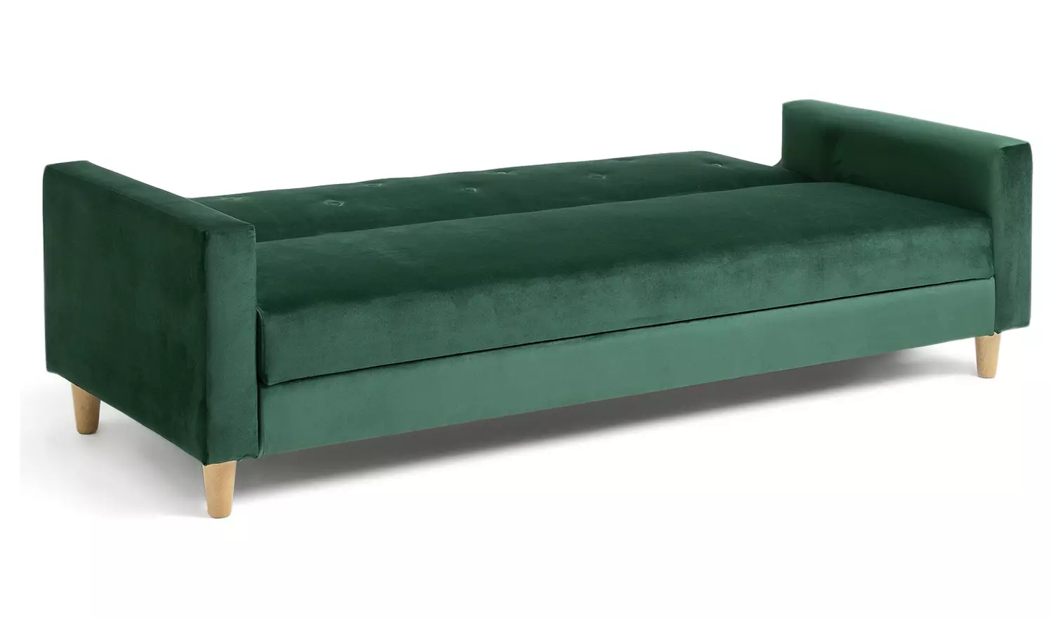 Habitat Brooks Fabric 3 Seater Clic Clac Sofa Bed - Green