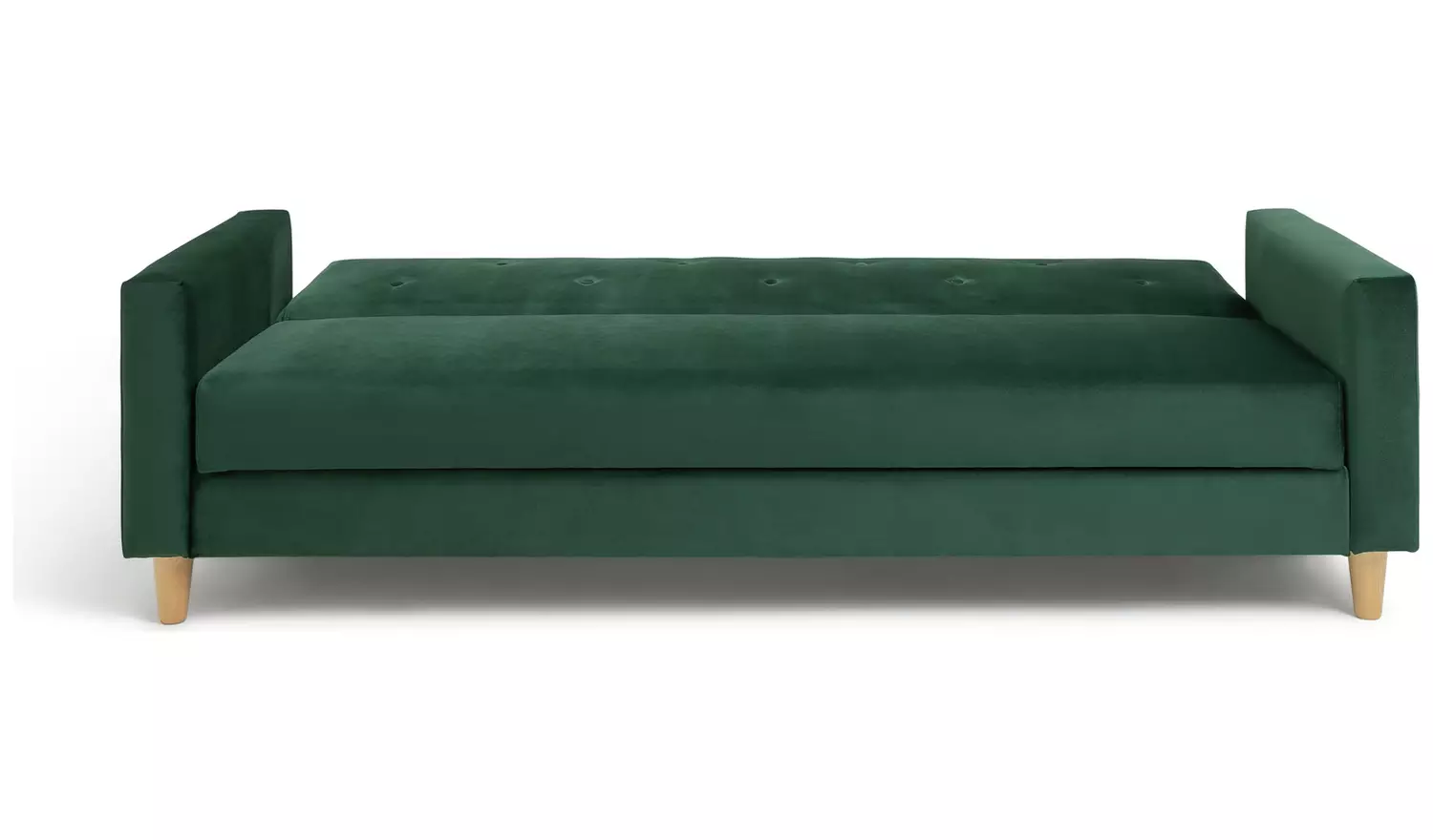 Habitat Brooks Fabric 3 Seater Clic Clac Sofa Bed - Green