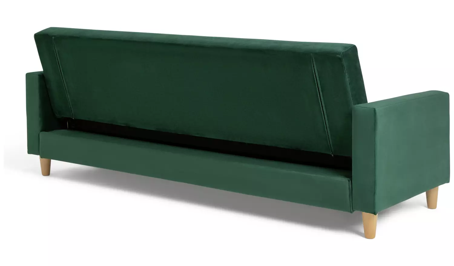 Habitat Brooks Fabric 3 Seater Clic Clac Sofa Bed - Green