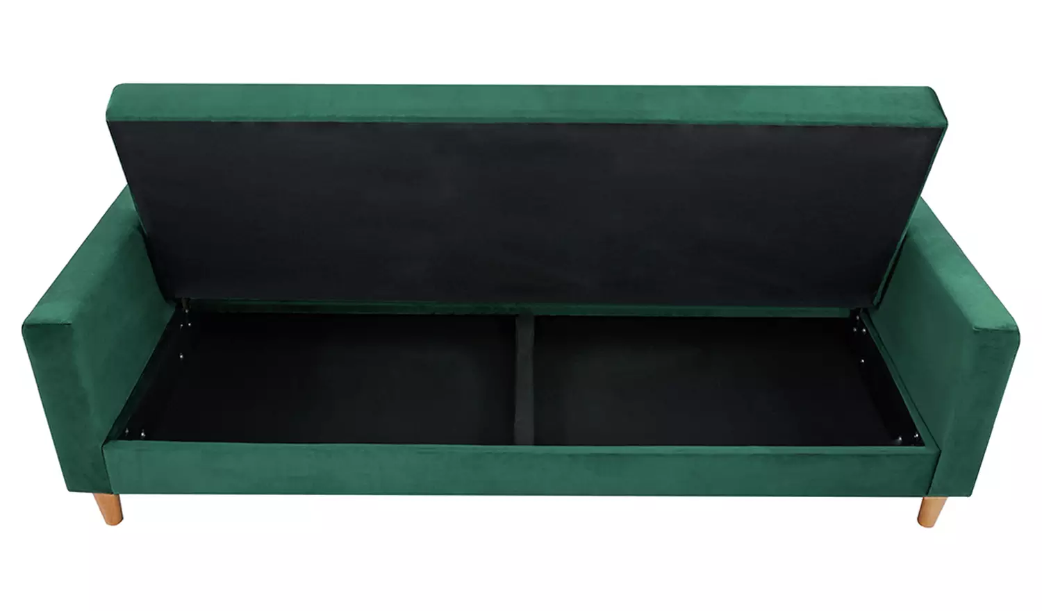 Habitat Brooks Fabric 3 Seater Clic Clac Sofa Bed - Green