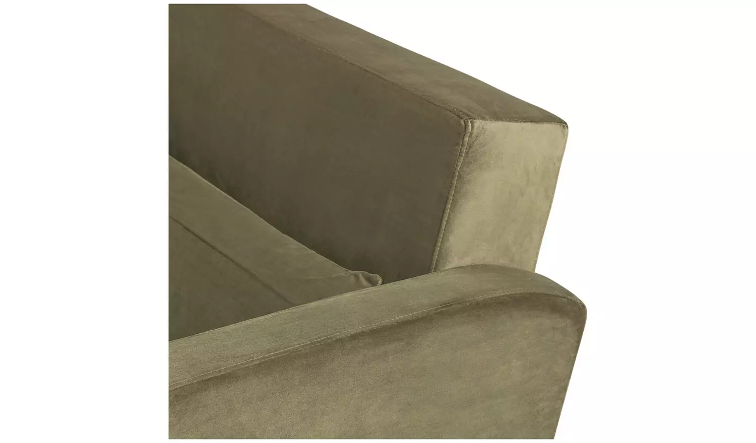 Habitat Andy Velvet 3 Seater Clic Clac Sofa Bed - Sage