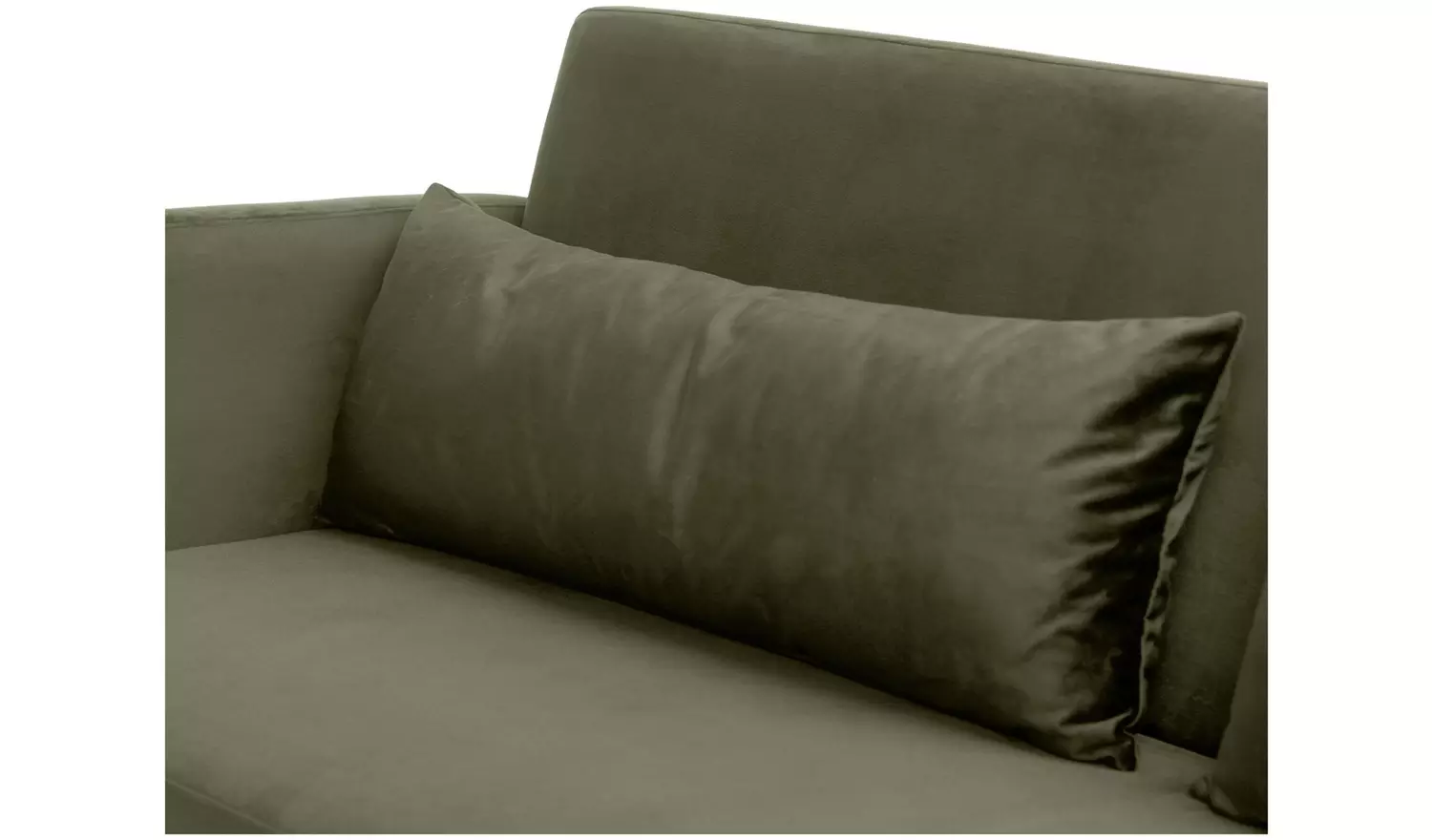 Habitat Andy Velvet 3 Seater Clic Clac Sofa Bed - Sage