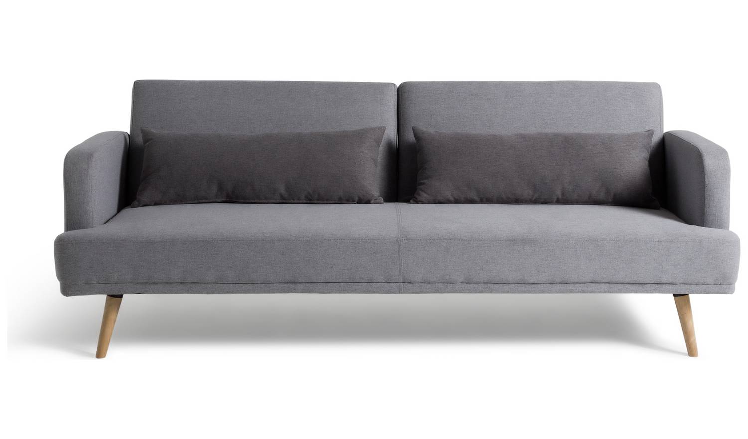 Habitat Andy Fabric 3 Seater Clic Clac Sofa Bed - Grey