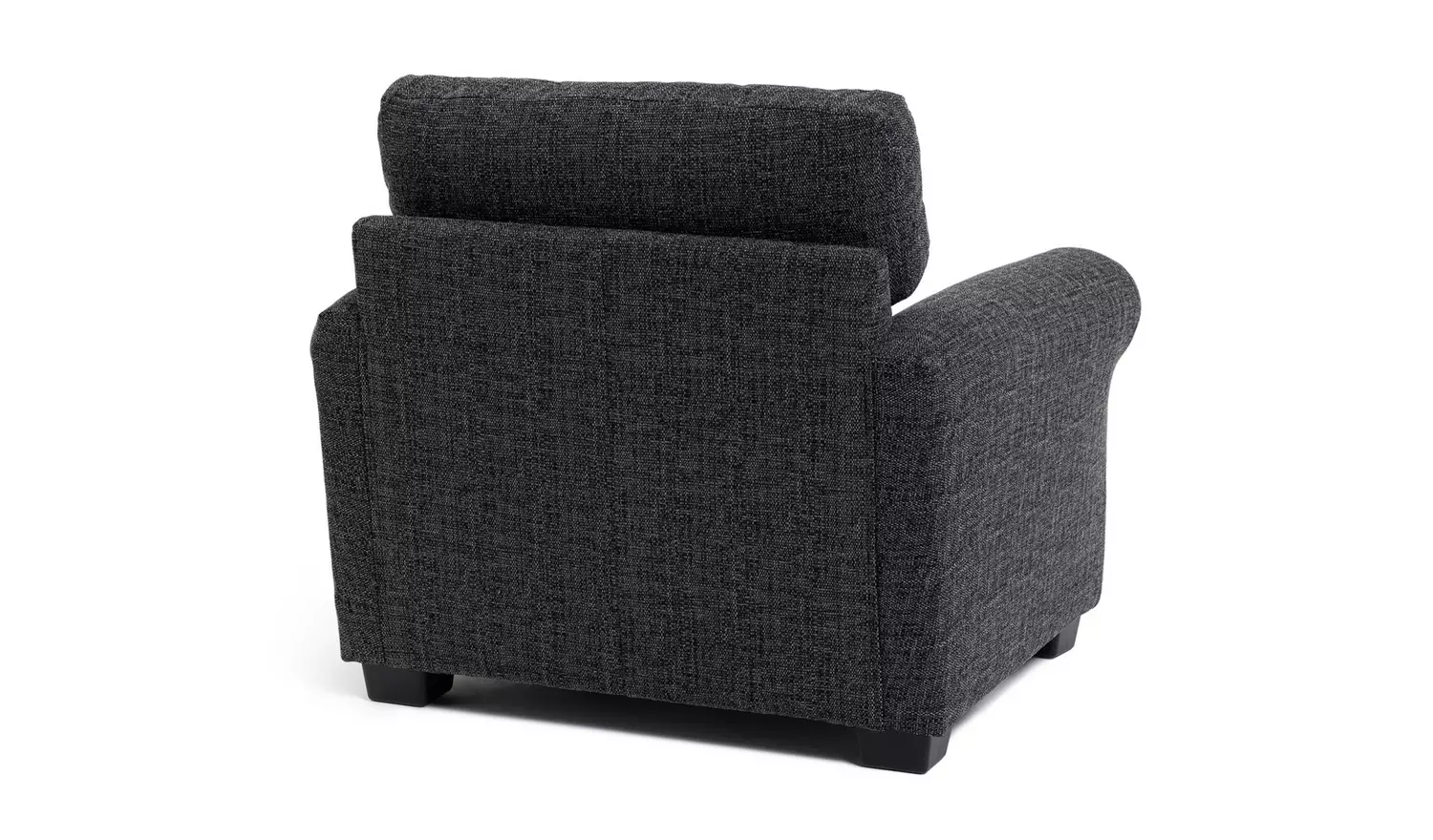 Argos Home Lisbon Fabric Chair & 2 Seater Sofa - Charcoal