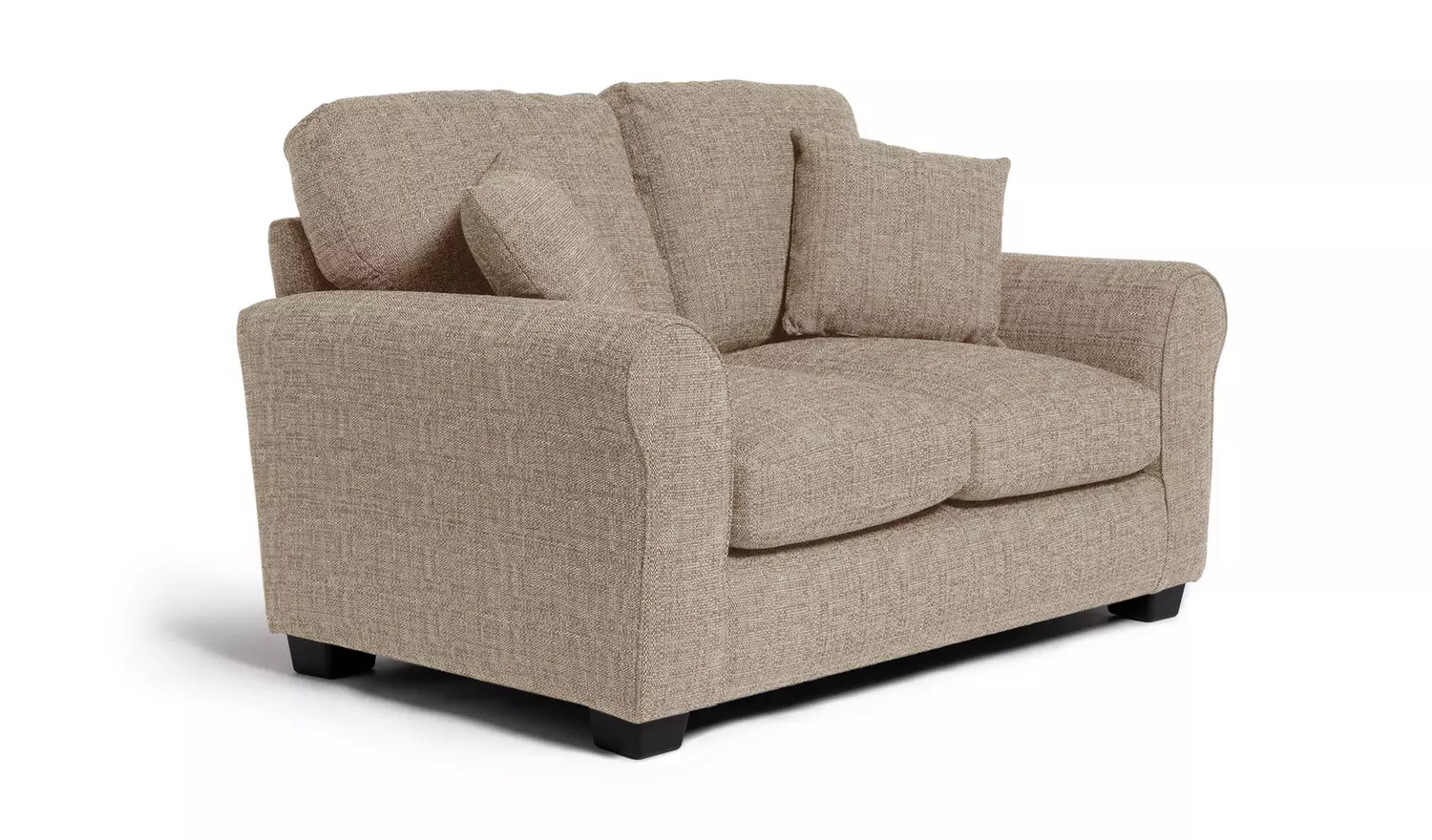 Argos Home Lisbon Fabric 2 Seater & 3 Seater Sofa - Stone