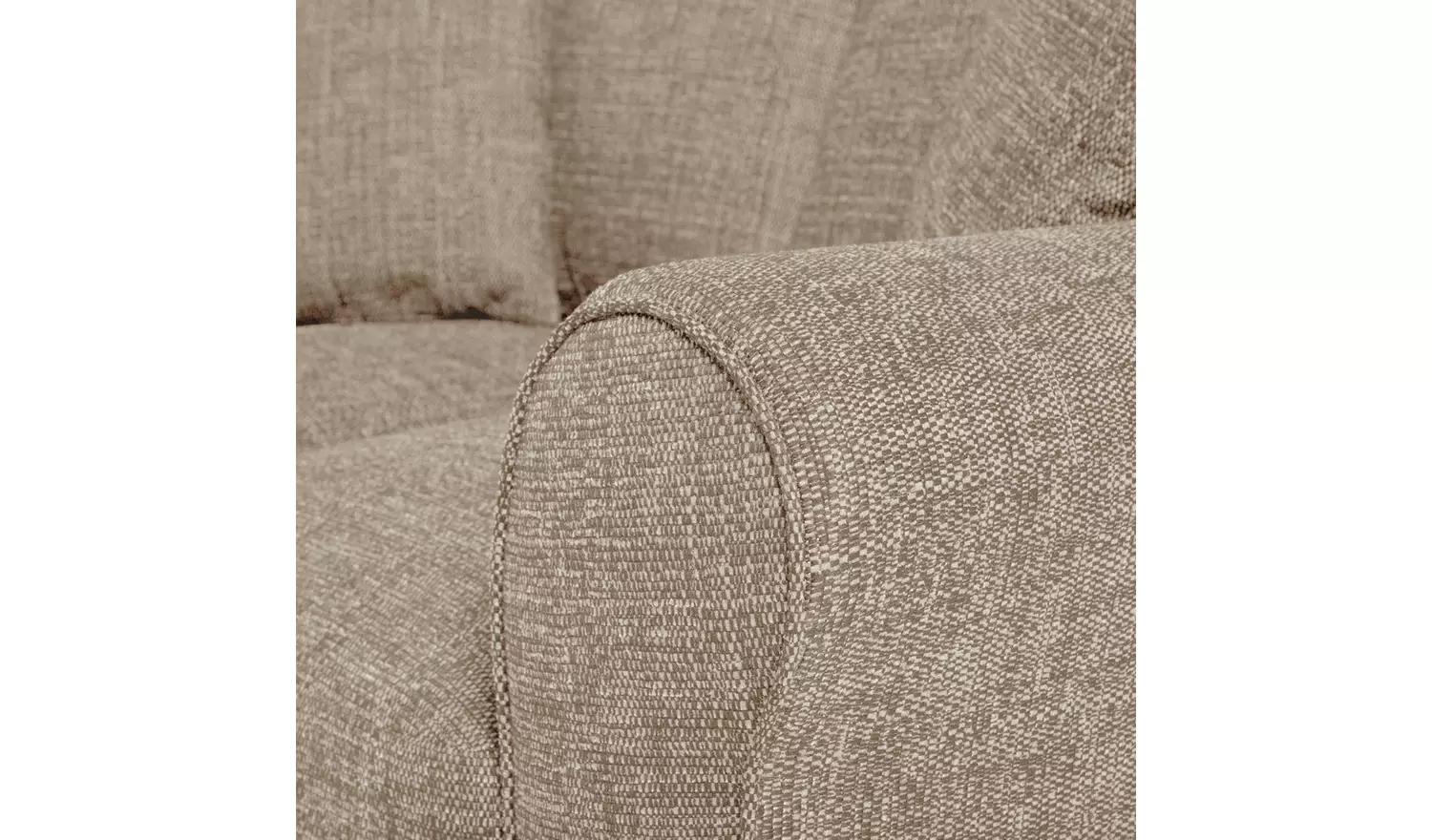 Argos Home Lisbon Fabric 2 Seater & 3 Seater Sofa - Stone