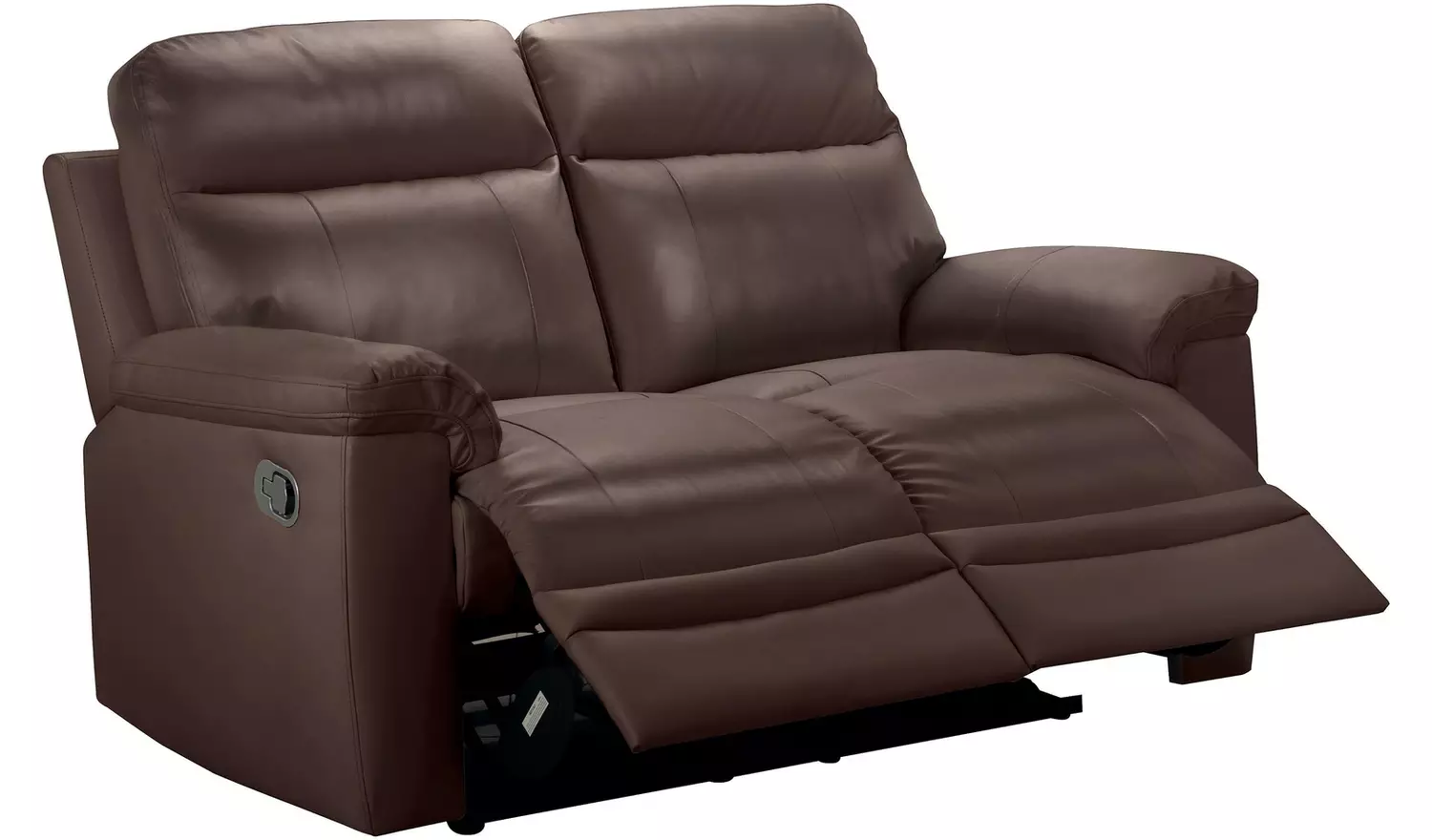 Argos Home Paolo Pair of 2 Seater Manual Recline Sofa -Brown