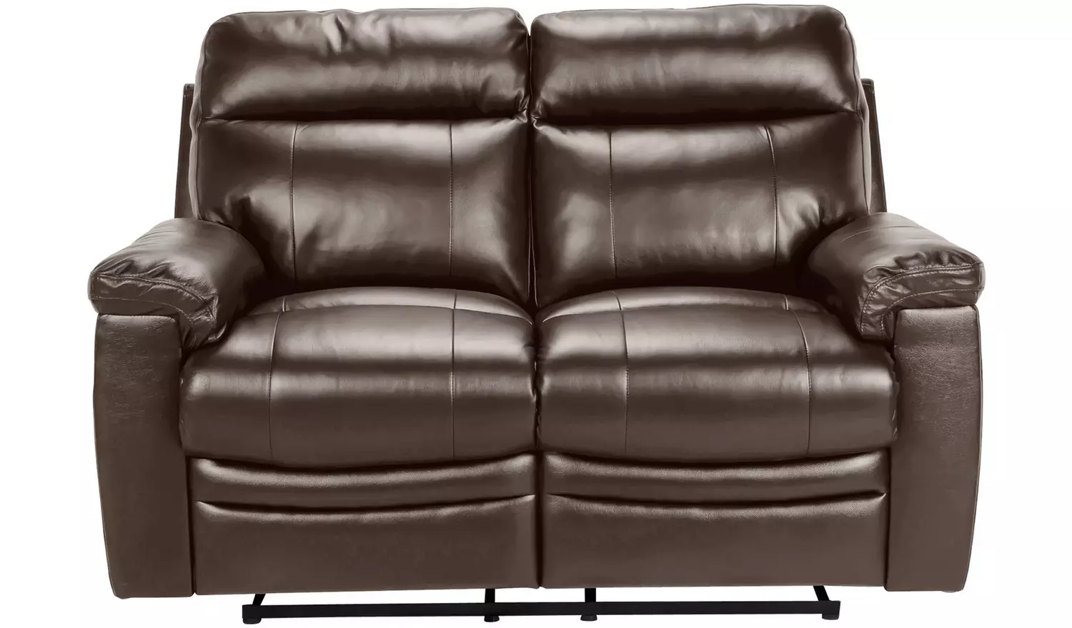 Argos Home Paolo Pair of 2 Seater Manual Recline Sofa -Brown