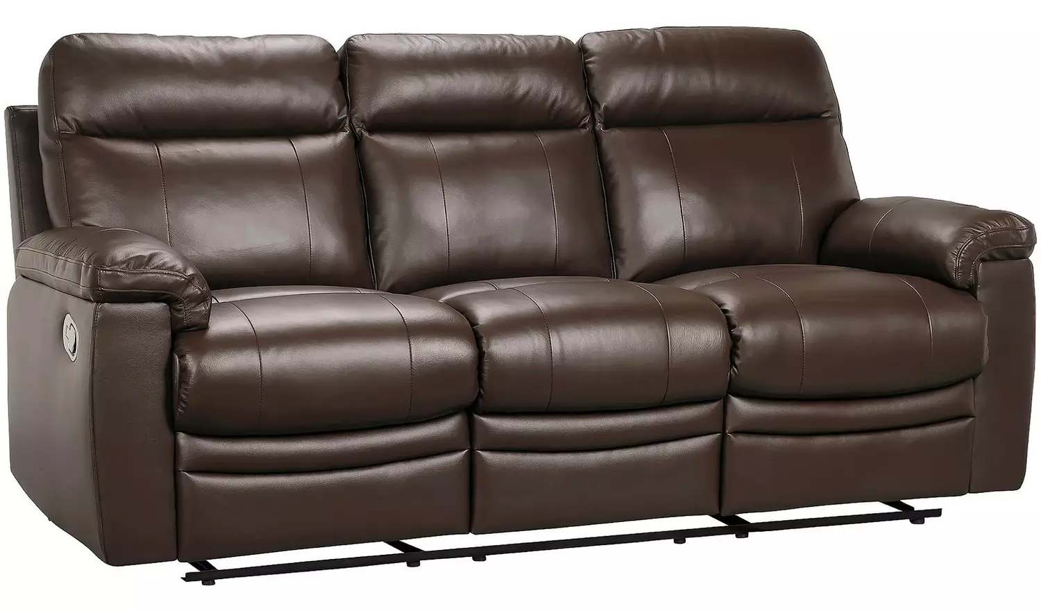 Argos Home Paolo 2 & 3 Seater Manual Recliner Sofas - Brown