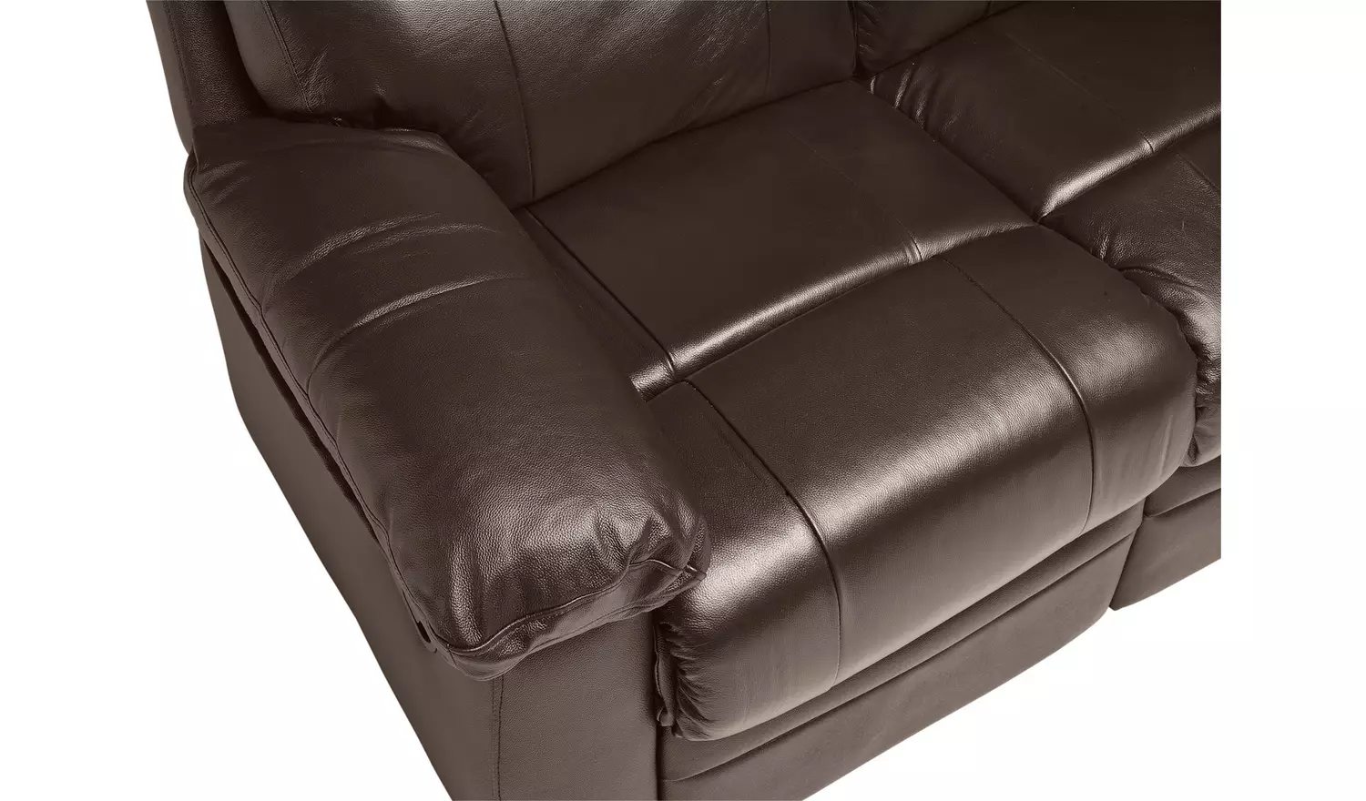 Argos Home Paolo 2 & 3 Seater Manual Recliner Sofas - Brown
