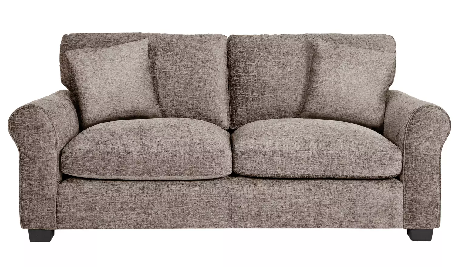 Argos Home Taylor Fabric Chair & 3 Seater Sofa - Mink