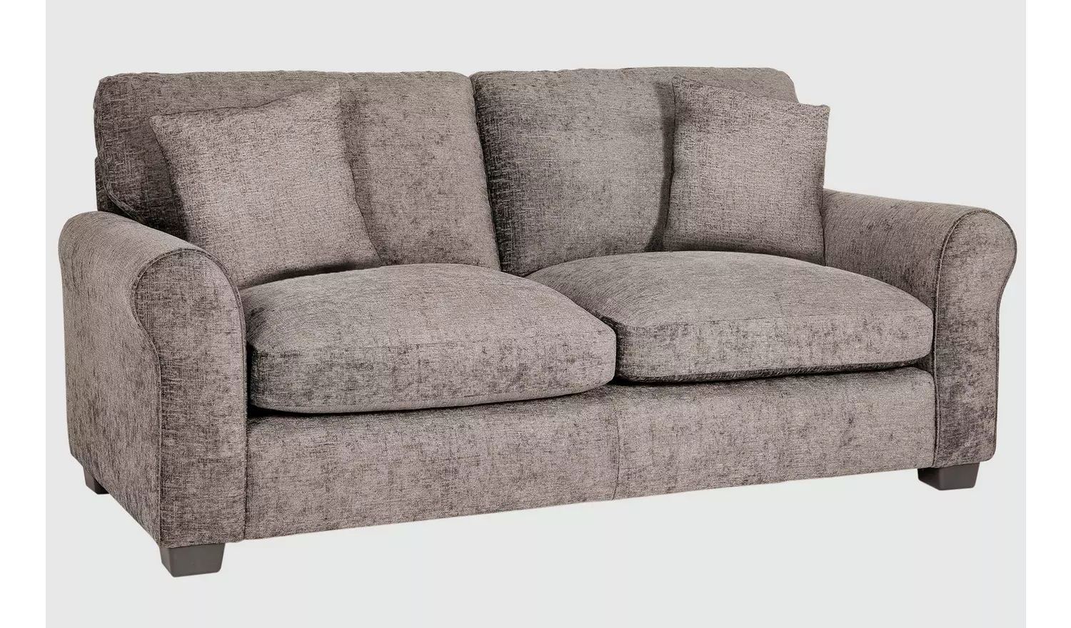 Argos Home Taylor Fabric Chair & 3 Seater Sofa - Mink