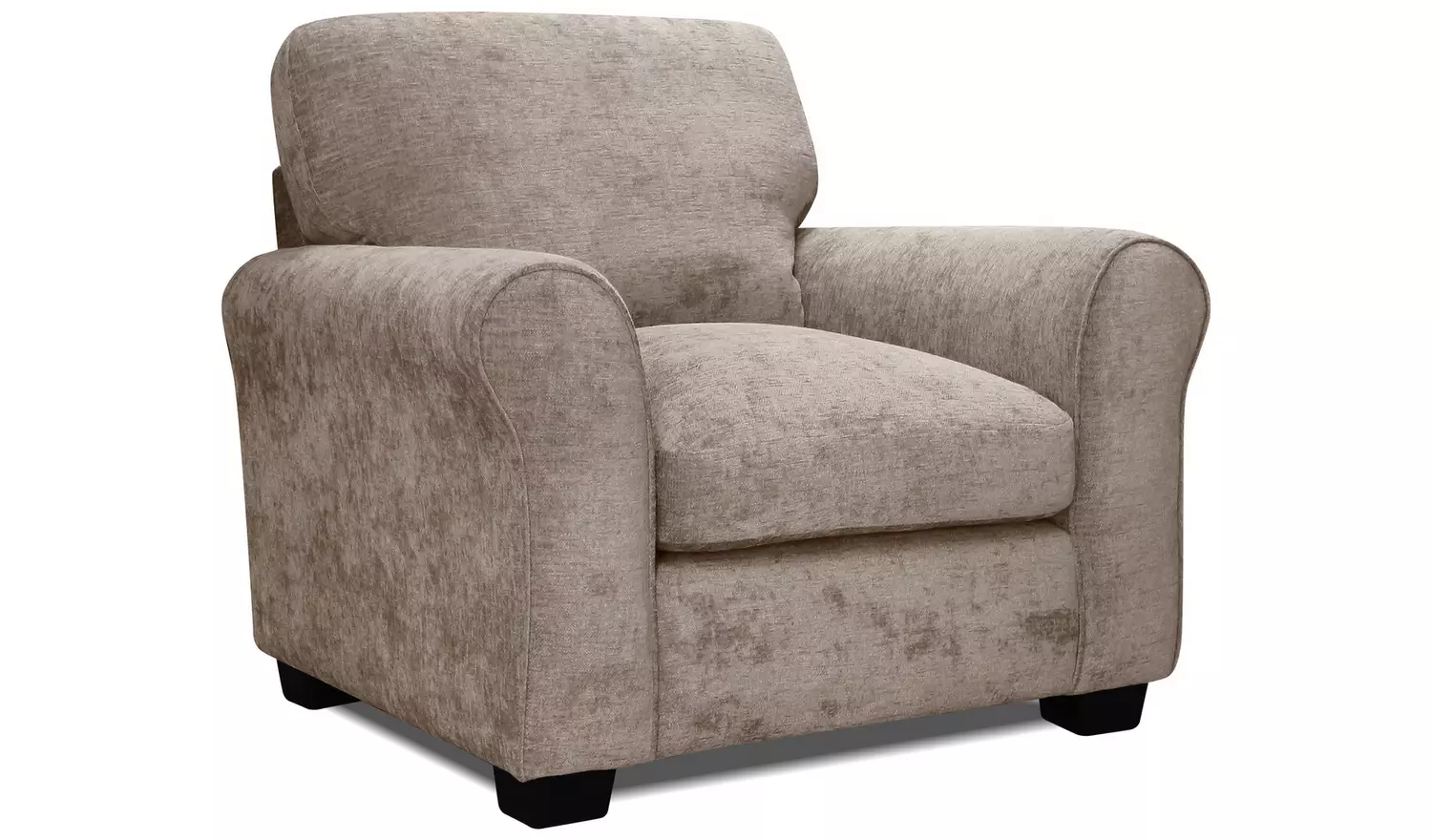 Argos Home Taylor Fabric Chair & 4 Seater Sofa - Mink
