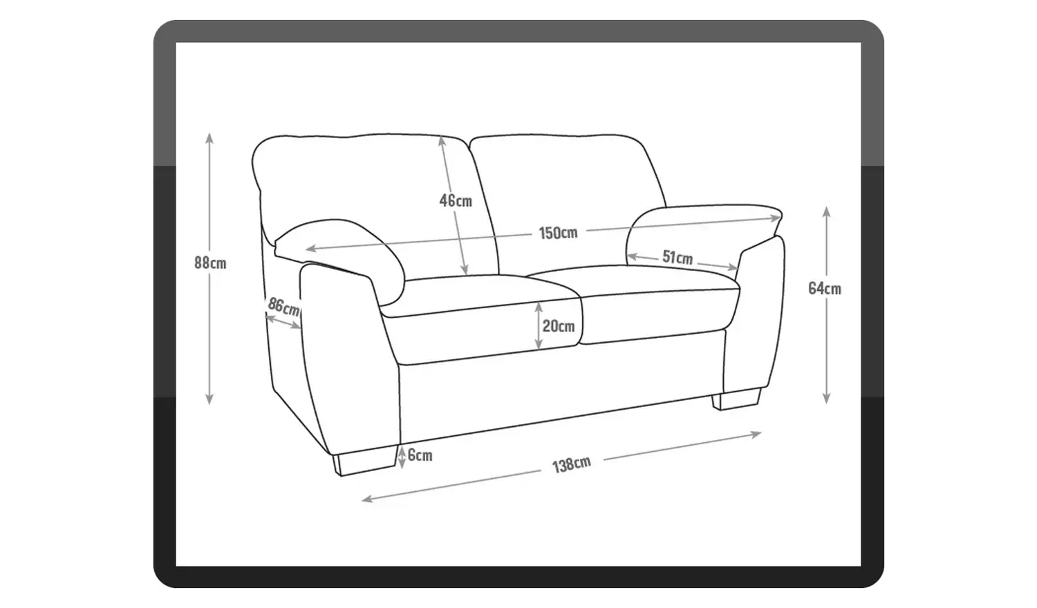 Argos Home Milano Leather Chair and 2 Seater Sofa - Ivory