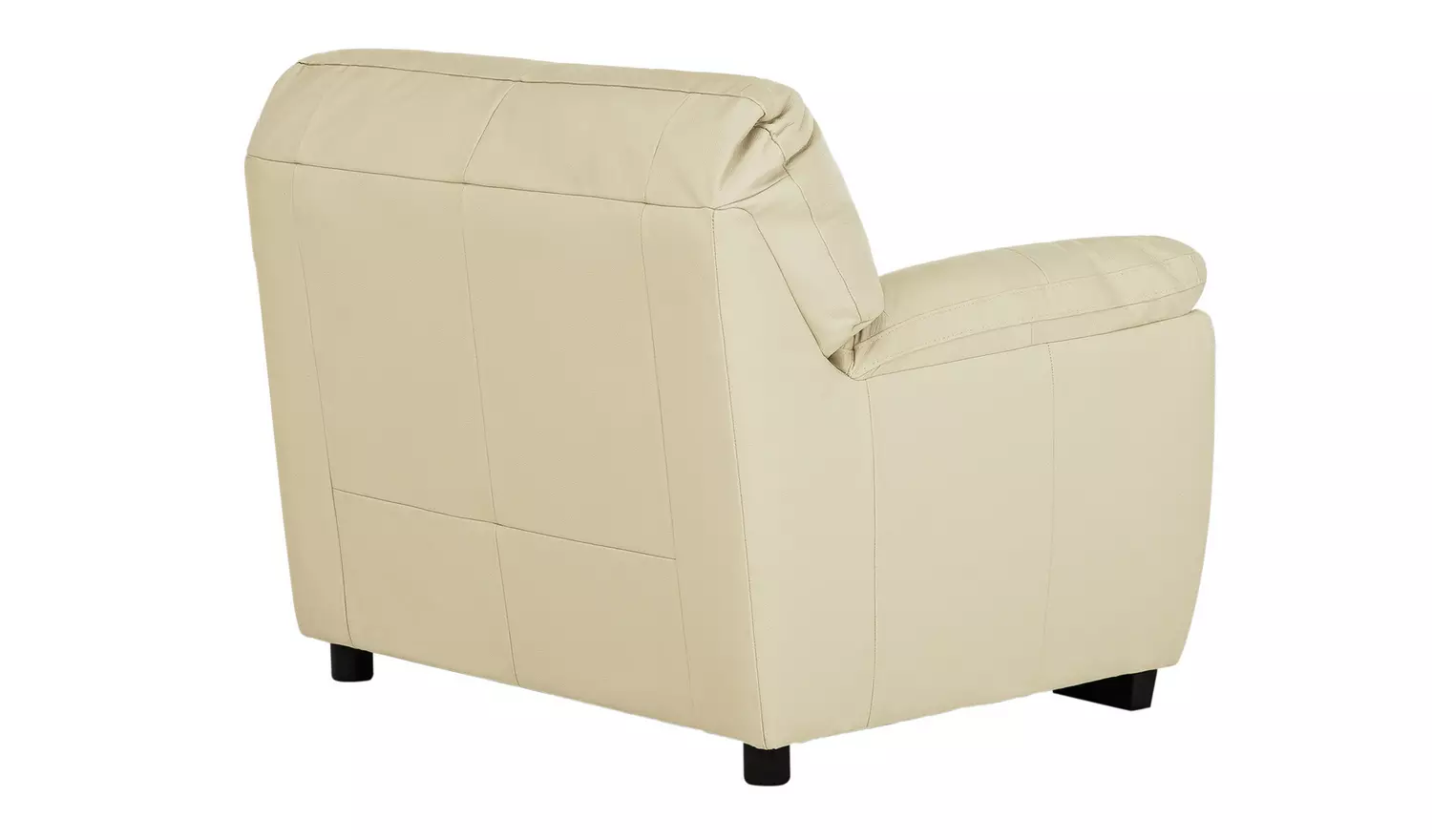 Argos Home Milano Leather Chair and 2 Seater Sofa - Ivory