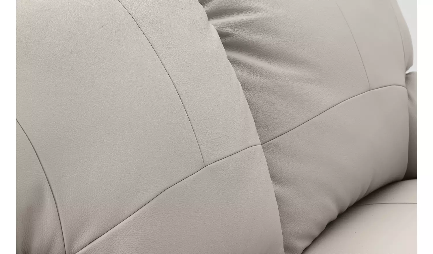 Argos Home Milano Leather 2 & 3 Seater Sofas - Light Grey