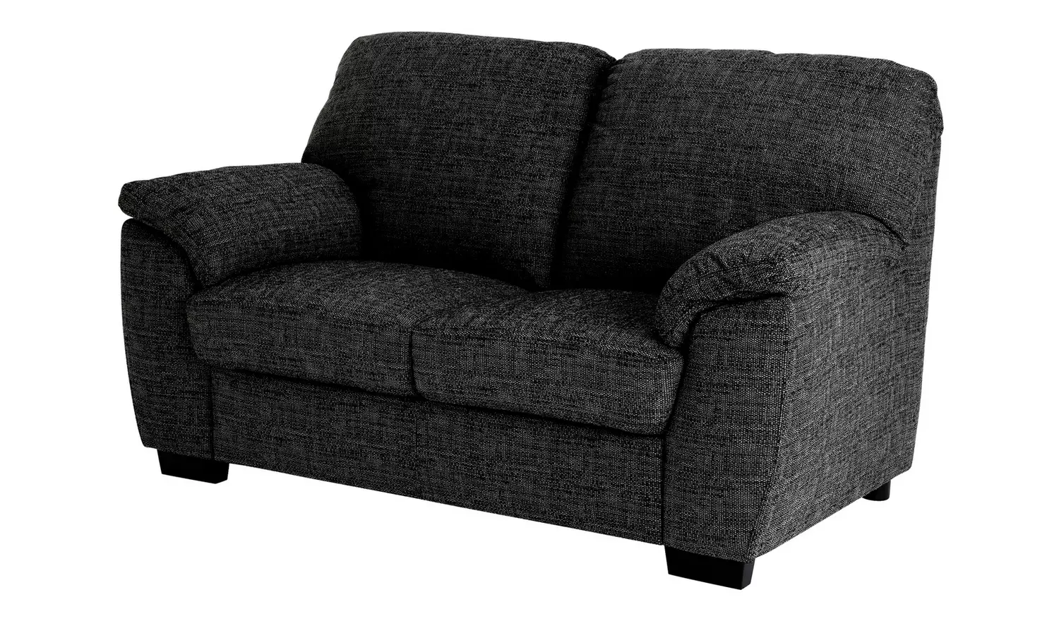 Argos Home Milano Pair of Fabric 2 Seater Sofa - Charcoal
